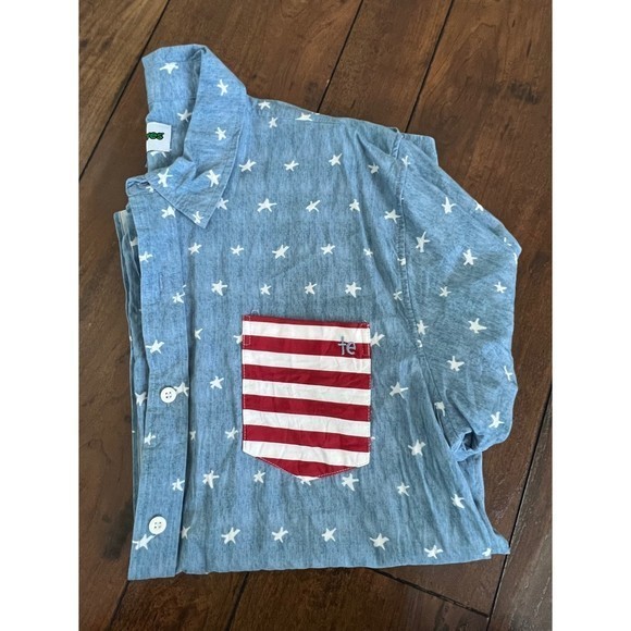 Tipsy Elves American Pride Button Down Shirt XL - Picture 7 of 7